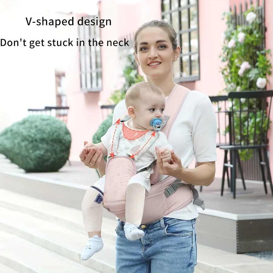 1PC Starfish Baby Carrier Waist Seat, Baby Wrap for All Seasons, Mom's Baby-Carrying Tool Kangaroo Backpack, Baby Accessories