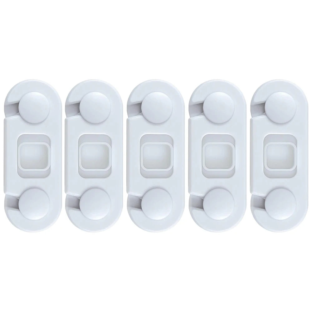 Child Proof Refrigerator Lock, Baby Safety Locks for Fridges, Cabinets, Drawers, Double Doors and More, Ergonomically Designed