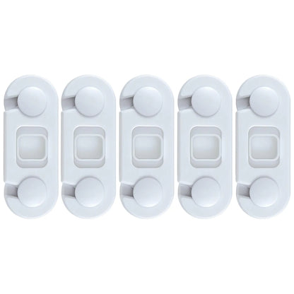 Child Proof Refrigerator Lock, Baby Safety Locks for Fridges, Cabinets, Drawers, Double Doors and More, Ergonomically Designed