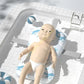 Infant Baby Bathing Pad Soft & Lightweight Newborns Bath Net Toddler Bath Rack Shower Accessories for Safe Bathing DXAD