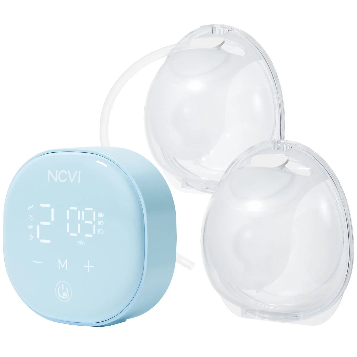 NCVI Hands Free Wearable Breast Pump, Combined with Strong Motor and Wearable Cups