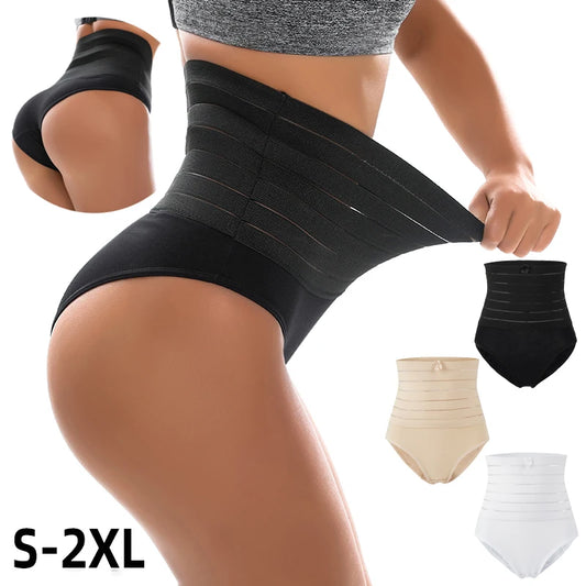 Postpartum Belly Band Abdominal Compression Slimming High Waist Shaping Panty Breathable Body Shaper Butt Lifter Seamless Panty