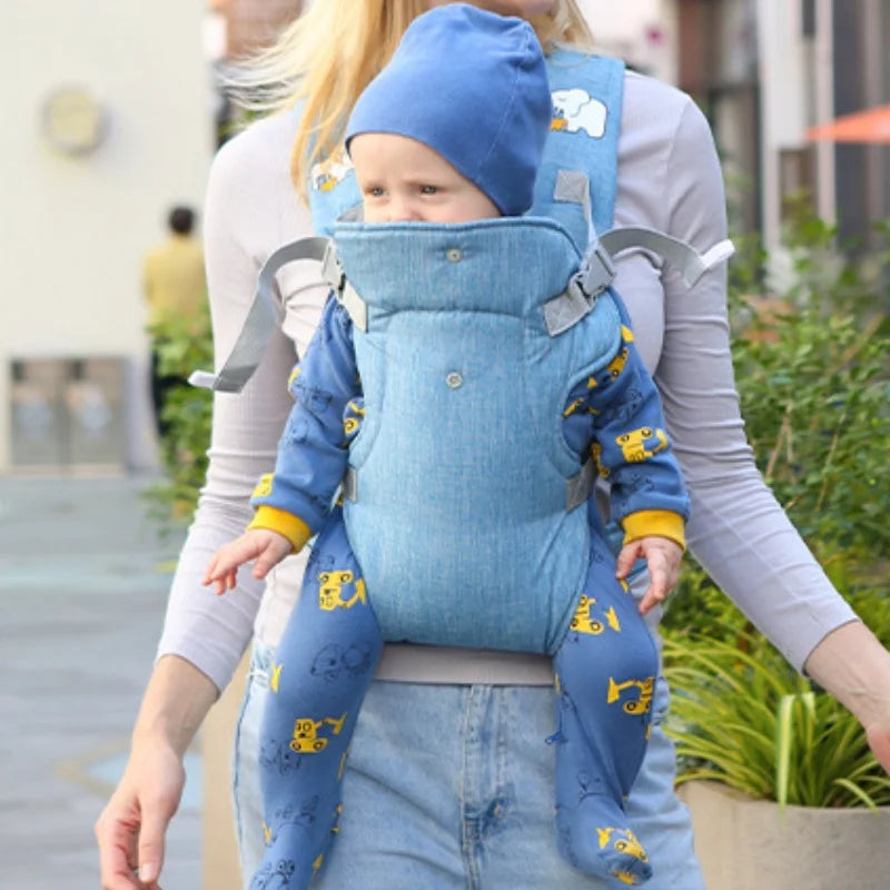 Baby Travel Shoulder Strap, 4-in-1 Seat Cushion, Convertible Back Seat, Portable Hands-Free Shoulder Strap