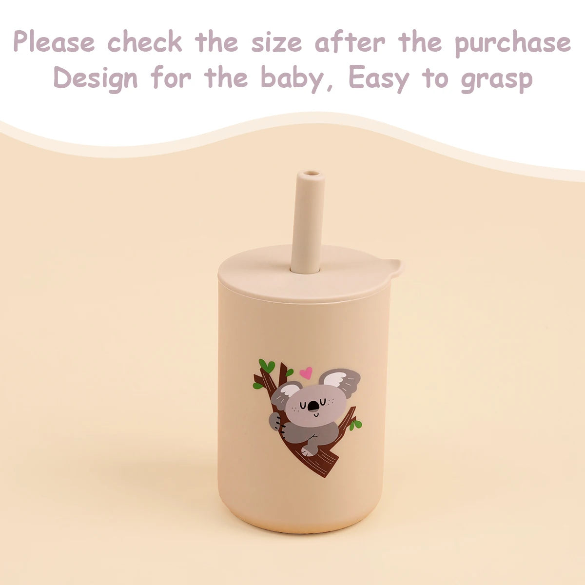 Toddler Feeding Bottle – Silicone Straw Cup for Kids