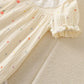 0 - 2 Y Newborn Outdoor Clothes Adorable Baby Girls' Cotton Short Sleeved Romper with Lace Doll Collar Cute and Soft Fabric