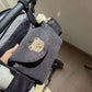 Baby stroller hanging bag cartoon bear storage bag Stroller basket hanging bag baby roller