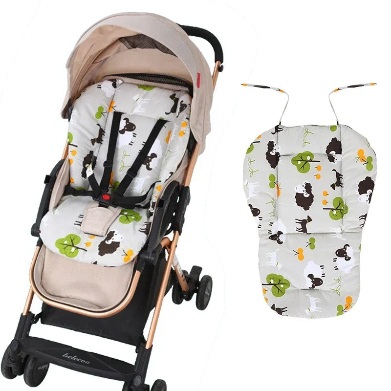 Baby Kids Highchair Cushion Pad Mat Booster Seats Cushion Pad Mat Feeding Chair Cushi on Pad Stroller Cushion Mat Cotton Fabric