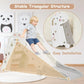 Foldable Indoor Toddler Slide – Cute Lion Kids Play Slide for Boys & Girls