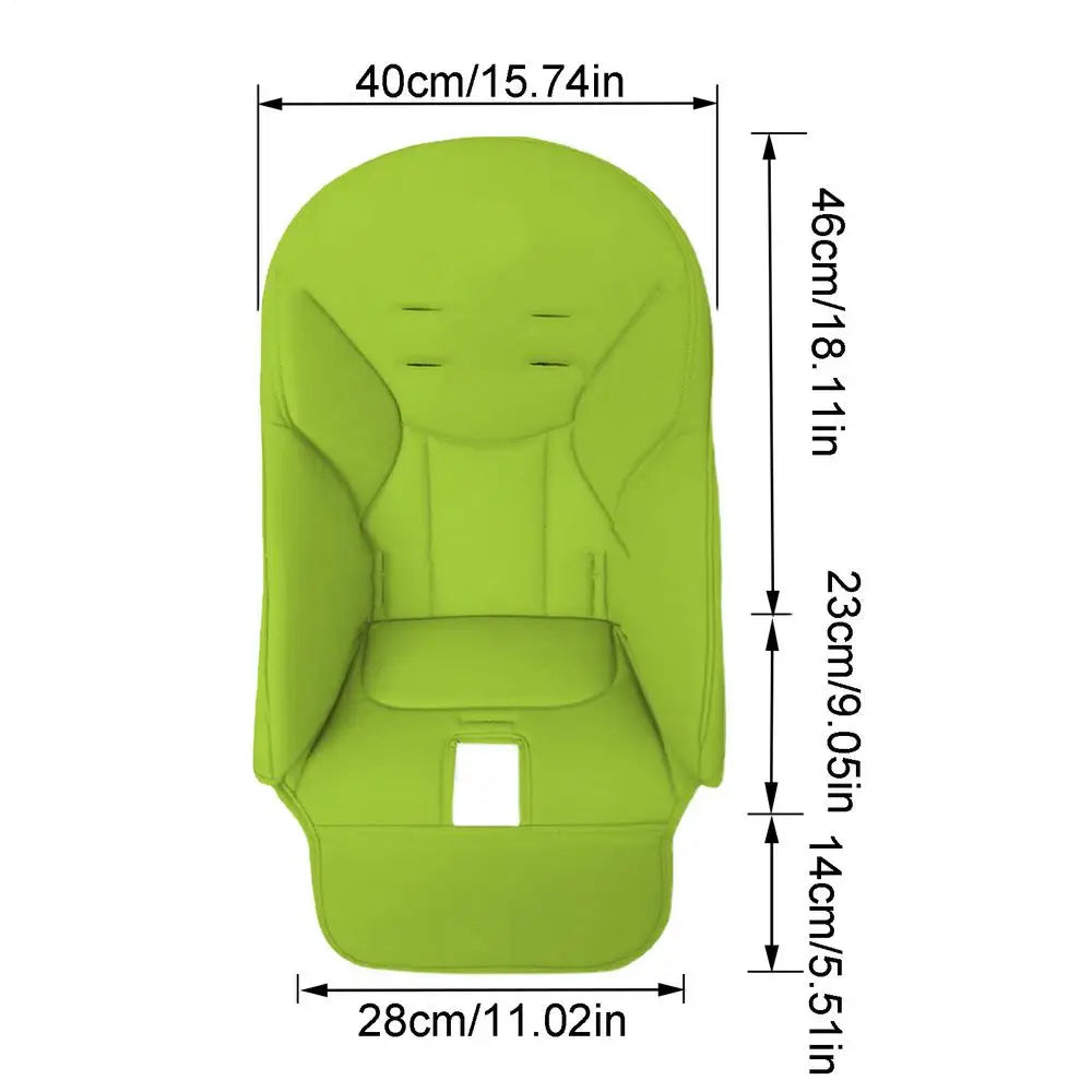 Baby High Chair Cover And Cushion Non Slip Padding Cover For Feeding Seat PU Leather High Chair Padding Covers