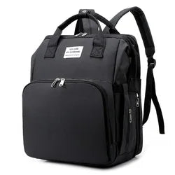 Fashion Mommy Bag with Foldable Baby Bed