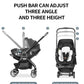 Kidilo 3-in-1 baby stroller, baby safety seat, newborn baby sleeping basket, portable 5 color choices Suitable for ages 0-1
