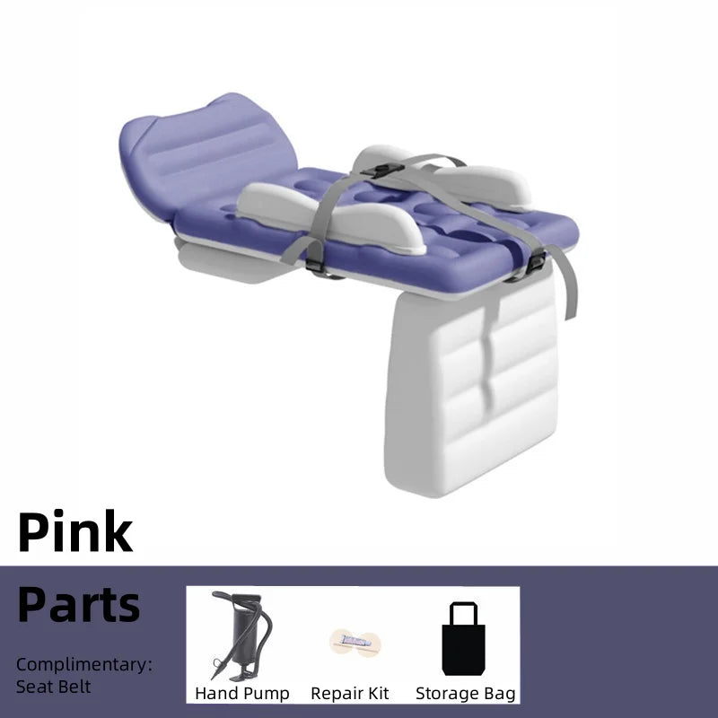 Portable Toddler Inflatable Travel Bed – Airplane & Car Seat Extender Mattress
