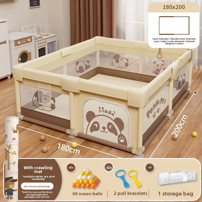Non-Toxic Baby Playpen with Crawling Mat
