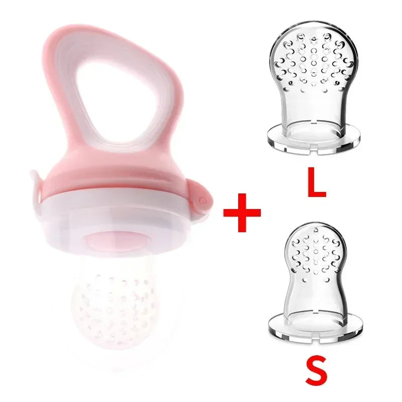 Sucette d'alimentation pour bébé avec tétine à fruits – Sucette de dentition en silicone sans BPA