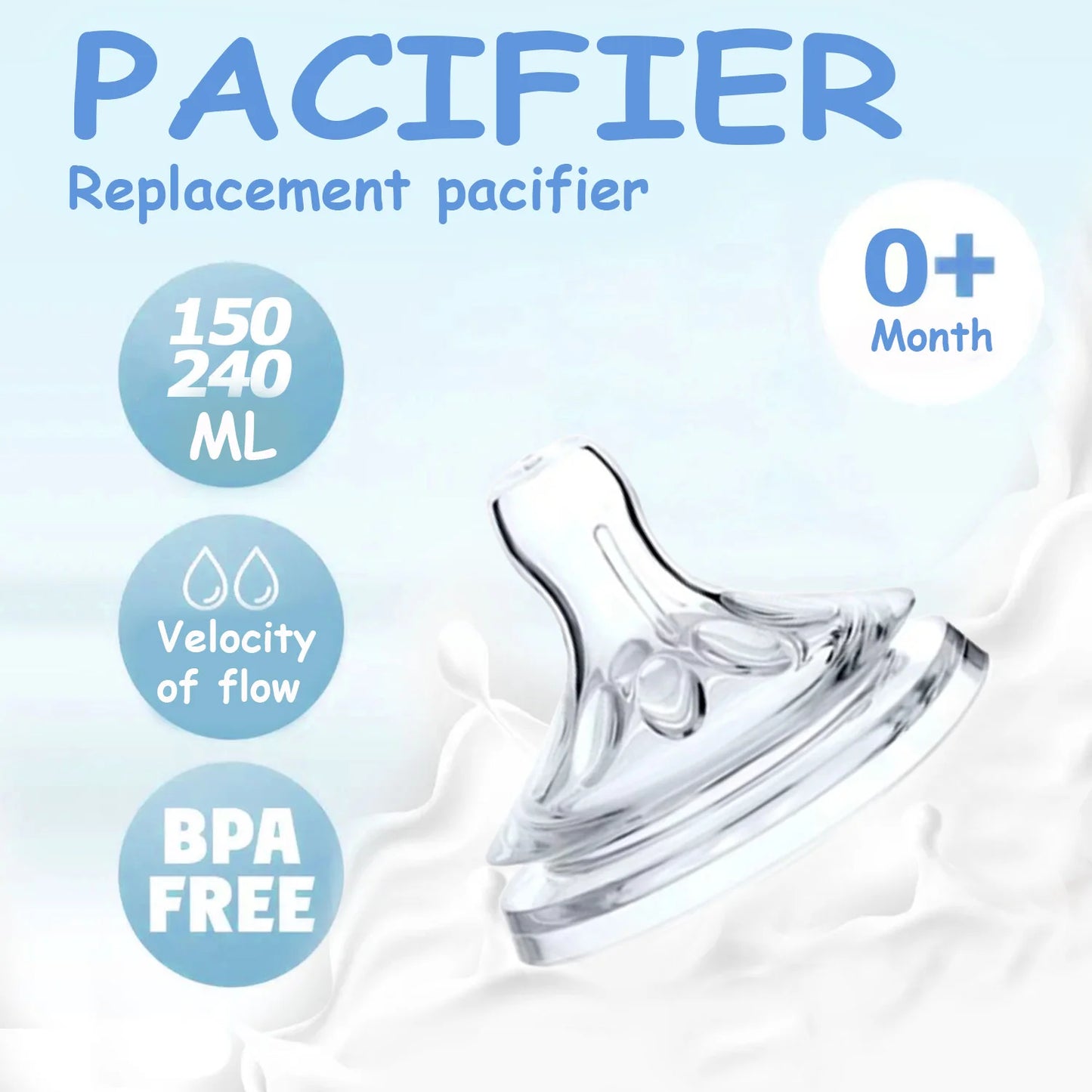 150/250ml Petal Baby Feeding Bottle – Wide Caliber, Drop-Resistant, Gift Item