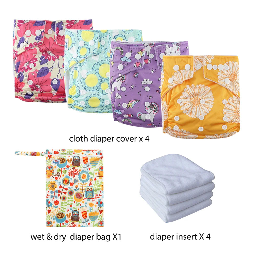 Babyland Waterproof Cloth Diaper Kit