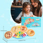 2-in-1 Wooden Piano & Drum – Lights & Music Fun!