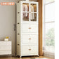 Children's Wardrobe, Bedroom, Home Storage Cabinet, Baby Storage Bin, Toy Clothing Storage Box Plastic Folding Organizer Cabinet