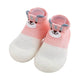 Adorable Piglet Baby Learning Shoes Breathable Soft Bottom Mesh Floor Socks Shoes for Infants Cute Cartoon Design