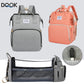 Folding Crib Diaper Backpack – Lightweight & Large Capacity Mommy Bag