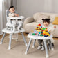 Aolan Multi-Functional Folding Highchair Seat Feeding Baby High Chair Adjustable For Baby Child Dining Chair Multifunctional