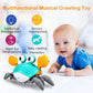 Induction Escape Crab Electric Pets Musical Toys Toddler Crawling Baby Walker Crab Interactive Toys for Children Gifts