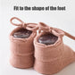 Baby Shoes Socks Warm Thick Infant Floor Socks Toddler Shoes Non-Slip Sole Casual Newborn Booties For Boys and Girls
