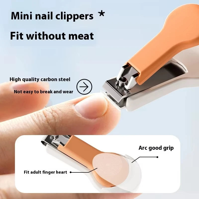 Anti-Pinching Safety Nail Clippers for Newborns Children's Supplies for Nail Care 4-in-1 Infant Nail Safety Set Baby Healthcare