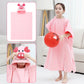 Kids Poncho Towels Hooded Bathrobe - Cotton Absorbent for Baby Shower, Height 80-170cm Boys Girls Children Cartoon Swim Bathing