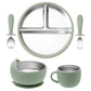 BPA Free Baby Dinner Set – Detachable Plate, Bowl, Cup & Cutlery