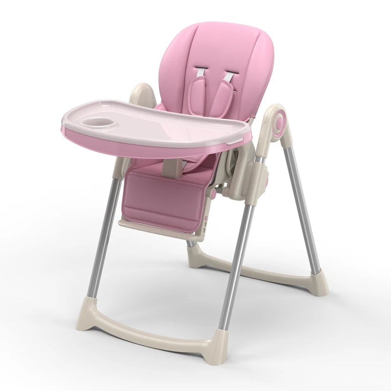 Baby High Chair 3 in 1 Multi-functional Foldable Dining Chair Adjustable Baby Feeding Height Portable Baby High Chair