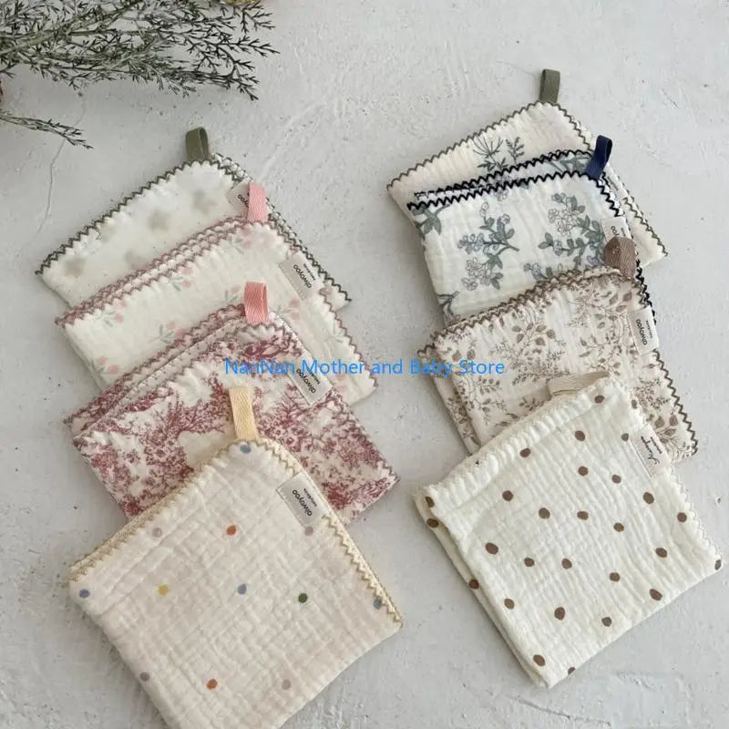 Baby Muslin Face Towel for Delicate Skin Soft and Absorbent Muslin Hand Towel