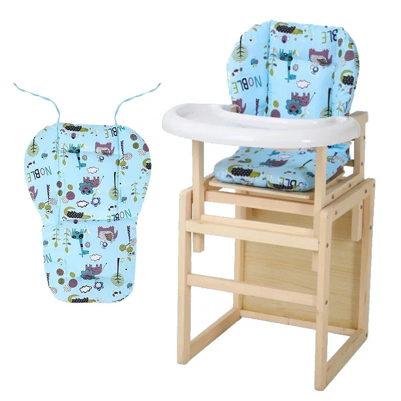 Baby Kids Highchair Cushion Pad Mat Booster Seats Cushion Pad Mat Feeding Chair Cushi on Pad Stroller Cushion Mat Cotton Fabric