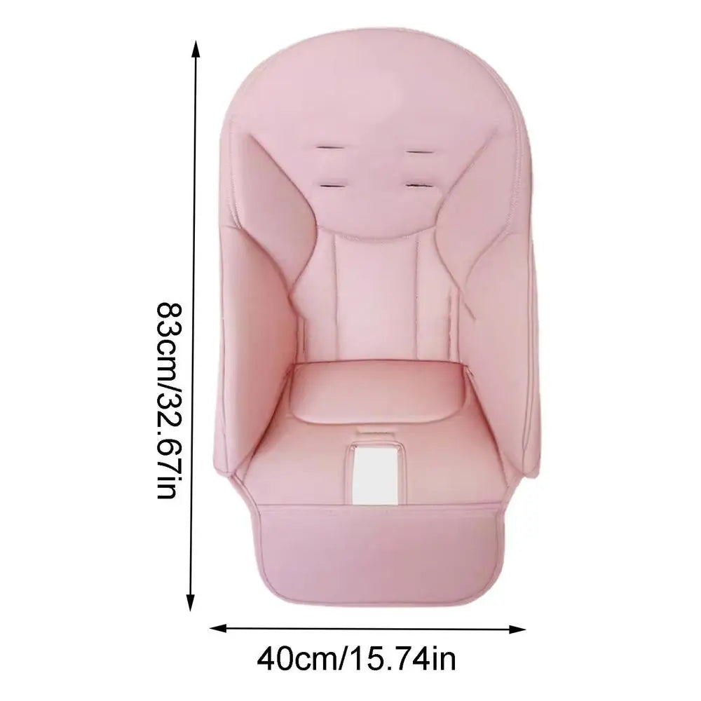 Baby Hight Chair Cushion For Peg Perego Siesta Zero3 Baoneo Kosmic Jane PU Leather Seat Cover With Padding Comfortable For Kids