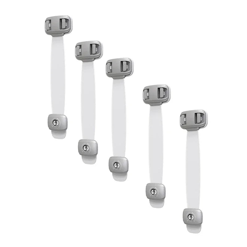 5/10 Pcs/lot Baby Safety Drawer Door Lock Anti-Pinch Cabinet Refrigerator Safety Buckle Plastic Multi-Function Child Protection