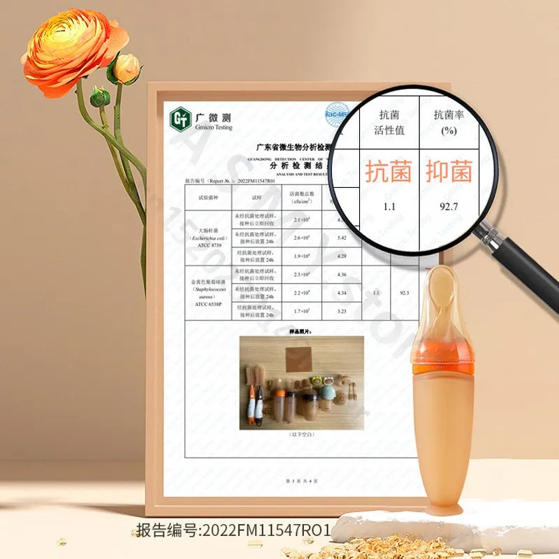BBET Squeezing Feeding Bottle Silicone Newborn Baby Training Rice Spoon Infant Cerea Food Supplement Feeder Safe Tableware