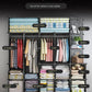 Home Bedroom Furniture Simple Wardrobe Clothes Cabinets Dressers Cube Storage Locker Baby Closet Plastic Collapsible Dustproof