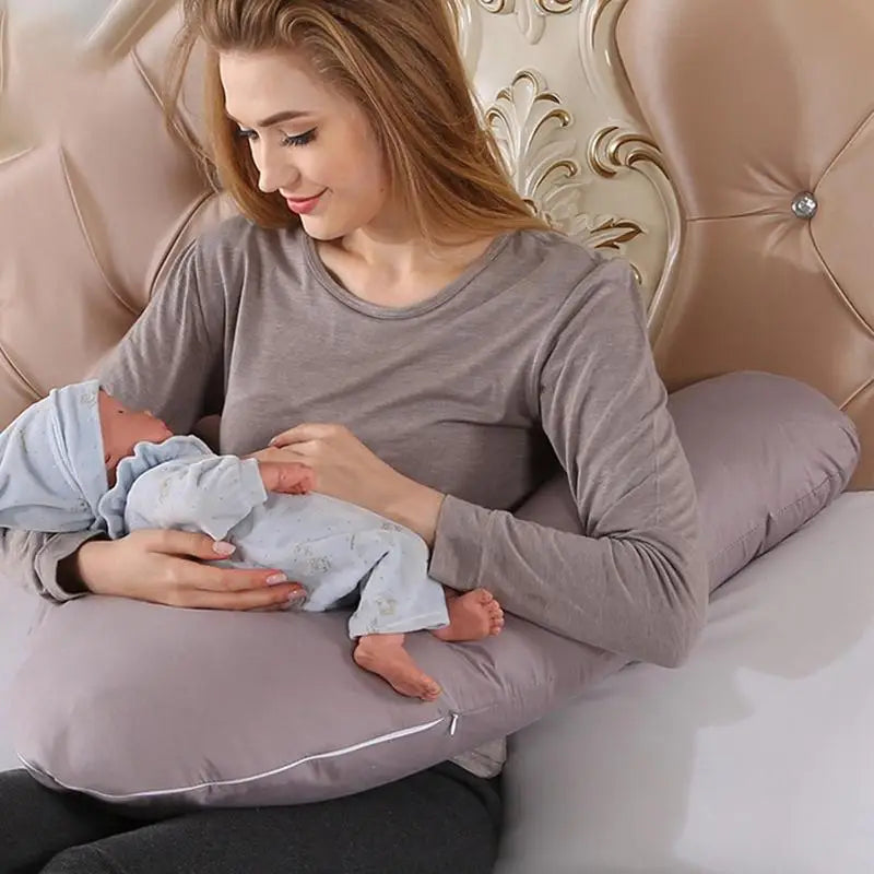 V Shaped Maternity Pillows For Sleeping Soft Body Pillow Removable Soft Pillow Nursery Must Haves For Pregnant Mom Essentials