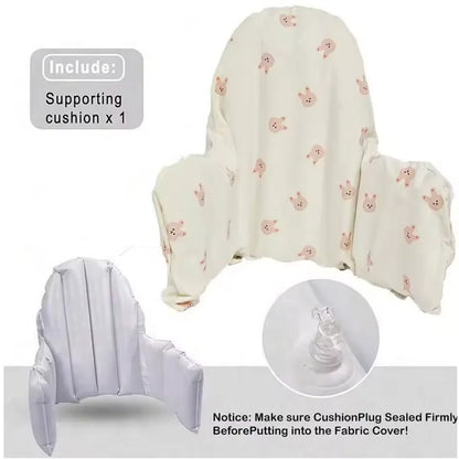 1PCS Highchair Cushion Cover for Inflatable Cushion, Built-in Inflatable Cushion, Baby Sitting More Comfortable