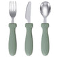 Infant Feeding Set – Silicone Plate, Spoon & Fork