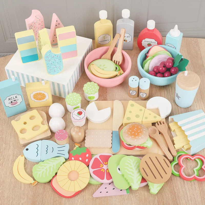 Wooden Play Food Set – Cook & Create!