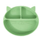 Toddler Feeding Set – Non-Slip Silicone Cartoon Plate & Bowl