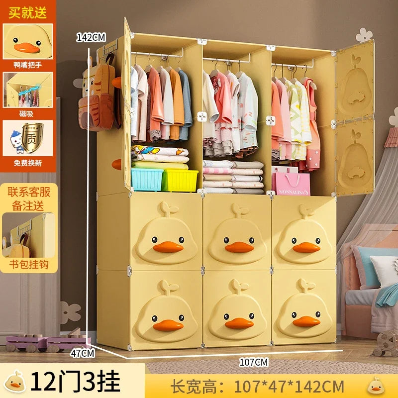 Kids Cube Closet Jewelry Fabric Placard Plastic Partitions Cupboard Walk In Wardrobe Cabinet Guarda Roupa Furniture For Room