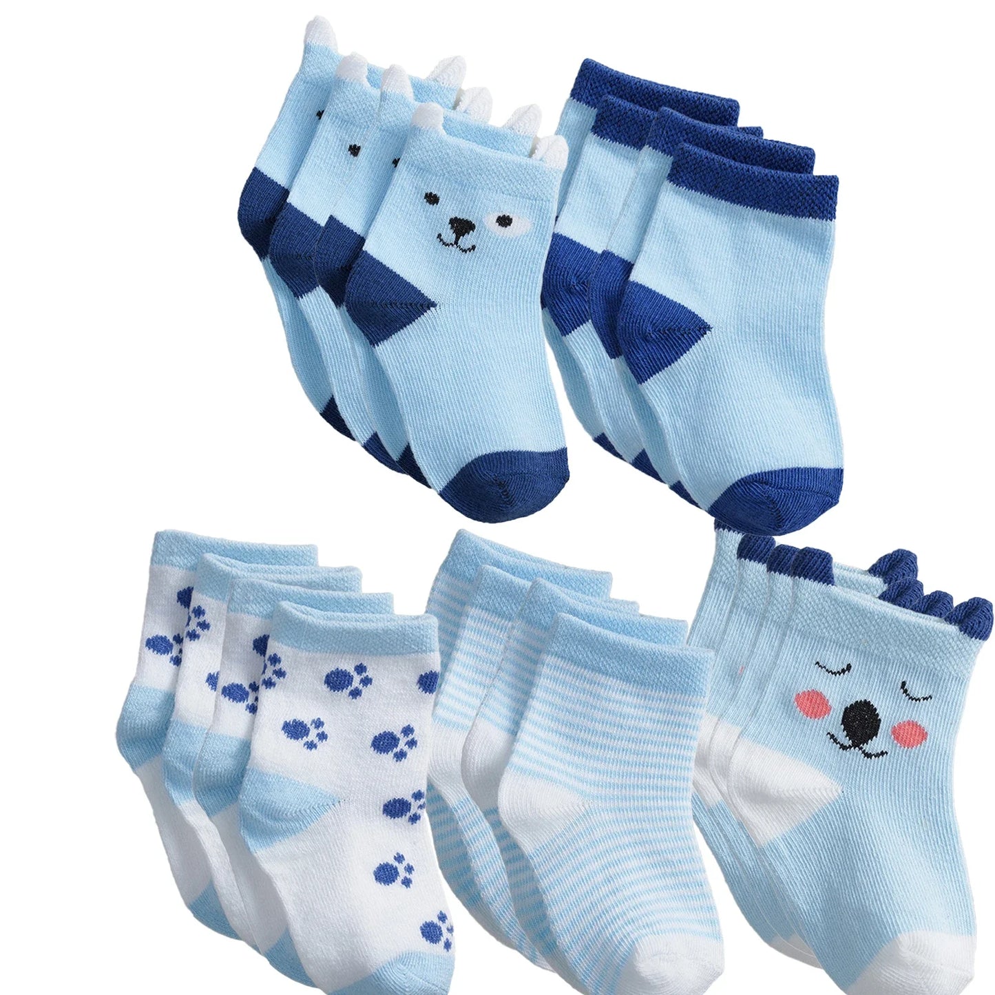 Chaussettes bébé en coton doux