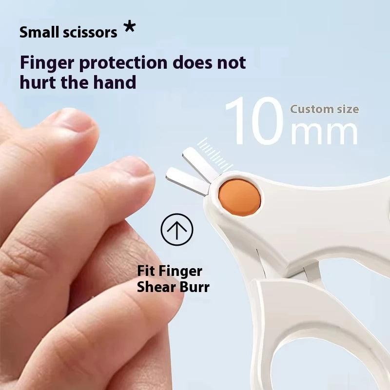 Anti-Pinching Safety Nail Clippers for Newborns Children's Supplies for Nail Care 4-in-1 Infant Nail Safety Set Baby Healthcare