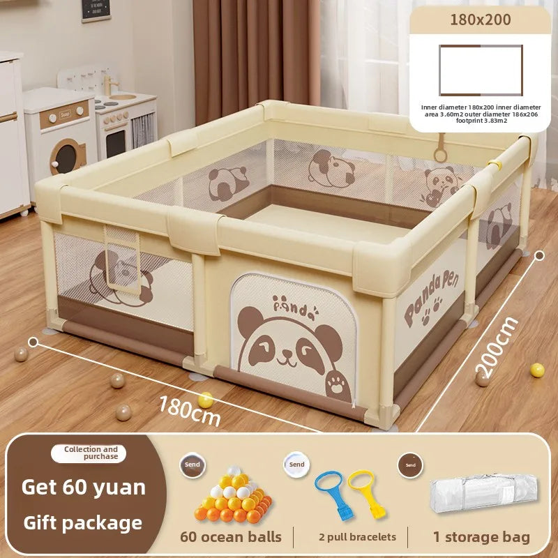 Non-Toxic Baby Playpen with Crawling Mat