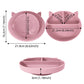 Toddler Feeding Set – Non-Slip Silicone Cartoon Plate & Bowl