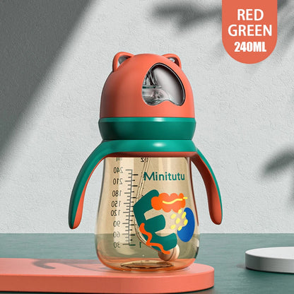 Newborn Baby Bottle – 240ml Drop-Resistant PP Material