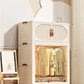 Children's Wardrobe Bedroom Closet Cabinet Baby Storage Box Toy Clothes Organizer Locker Folding Sorting Partition Wardrobe