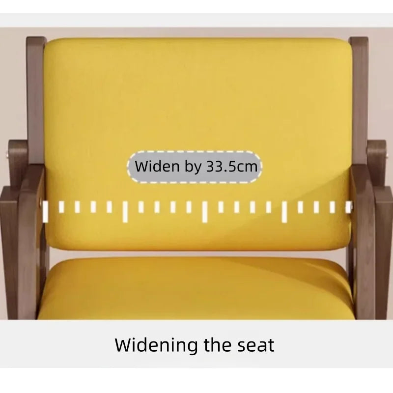 Safe Folding Dining Chair Portable Wooden Baby Feeding Highchair for Travel Hotel Home Equipped with Seat Belts kids chair עגלות